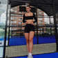 SET SHORT MANGA LARGA NEGRO