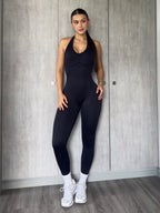 ENTERIZO LARGO HALTER SESGO