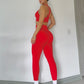 SET LEGGINS ROJO