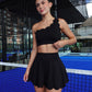 SET FALDA FLOR NEGRA