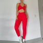 SET LEGGINS ROJO