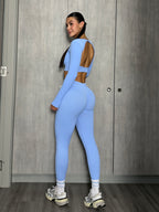 SET PANT TOP MANGA LARGA CREMALLERA