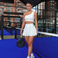 SET FALDA FLOR BLANCA