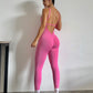 ENTERIZO LARGO ROSADO