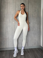 ENTERIZO LARGO HALTER CRUZADO