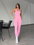 ENTERIZO CRUZADO ROSADO