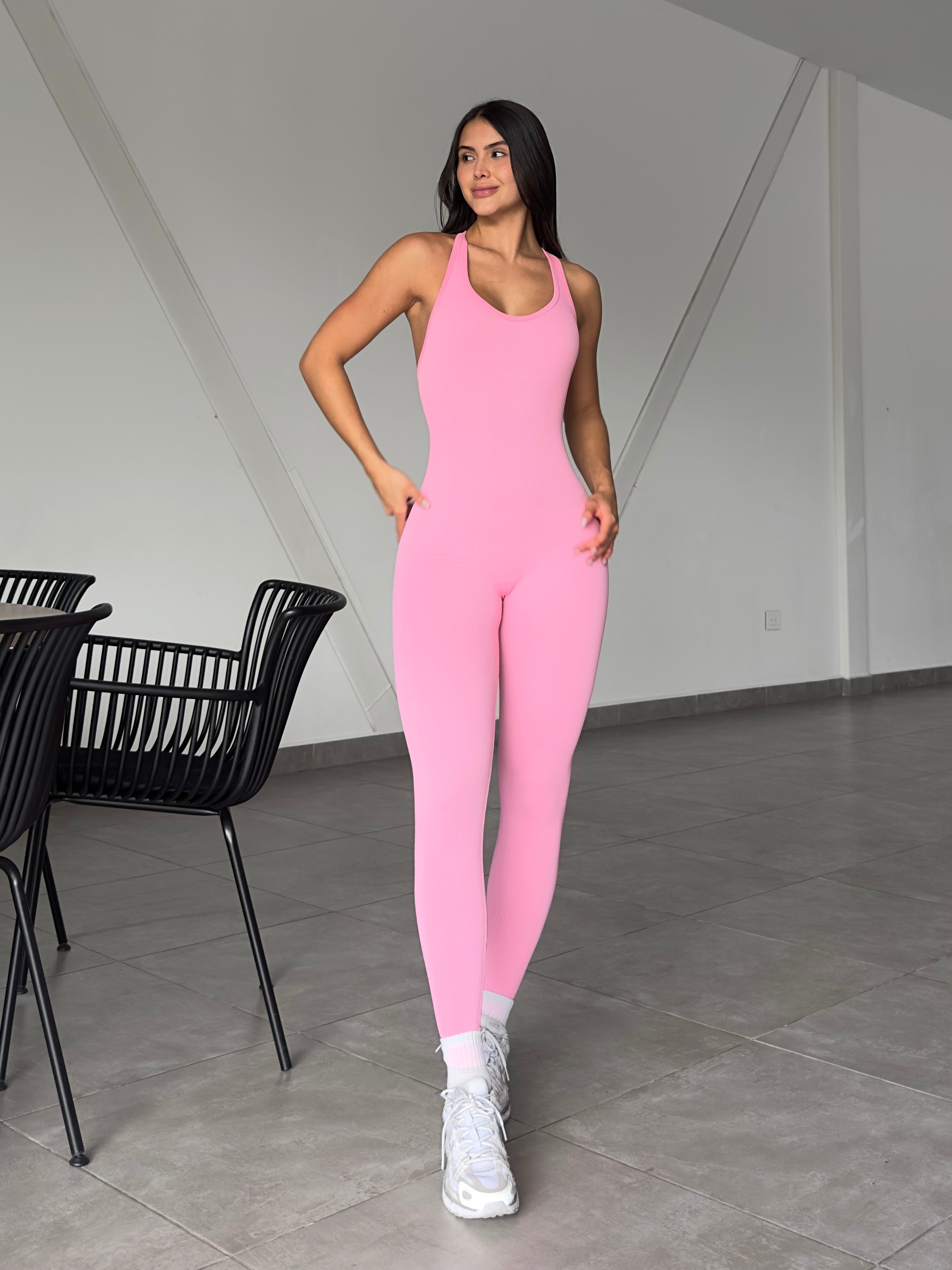 ENTERIZO CRUZADO ROSADO