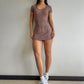 VESTIDO CAMISETA CAFÉ