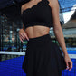 SET FALDA FLOR NEGRA