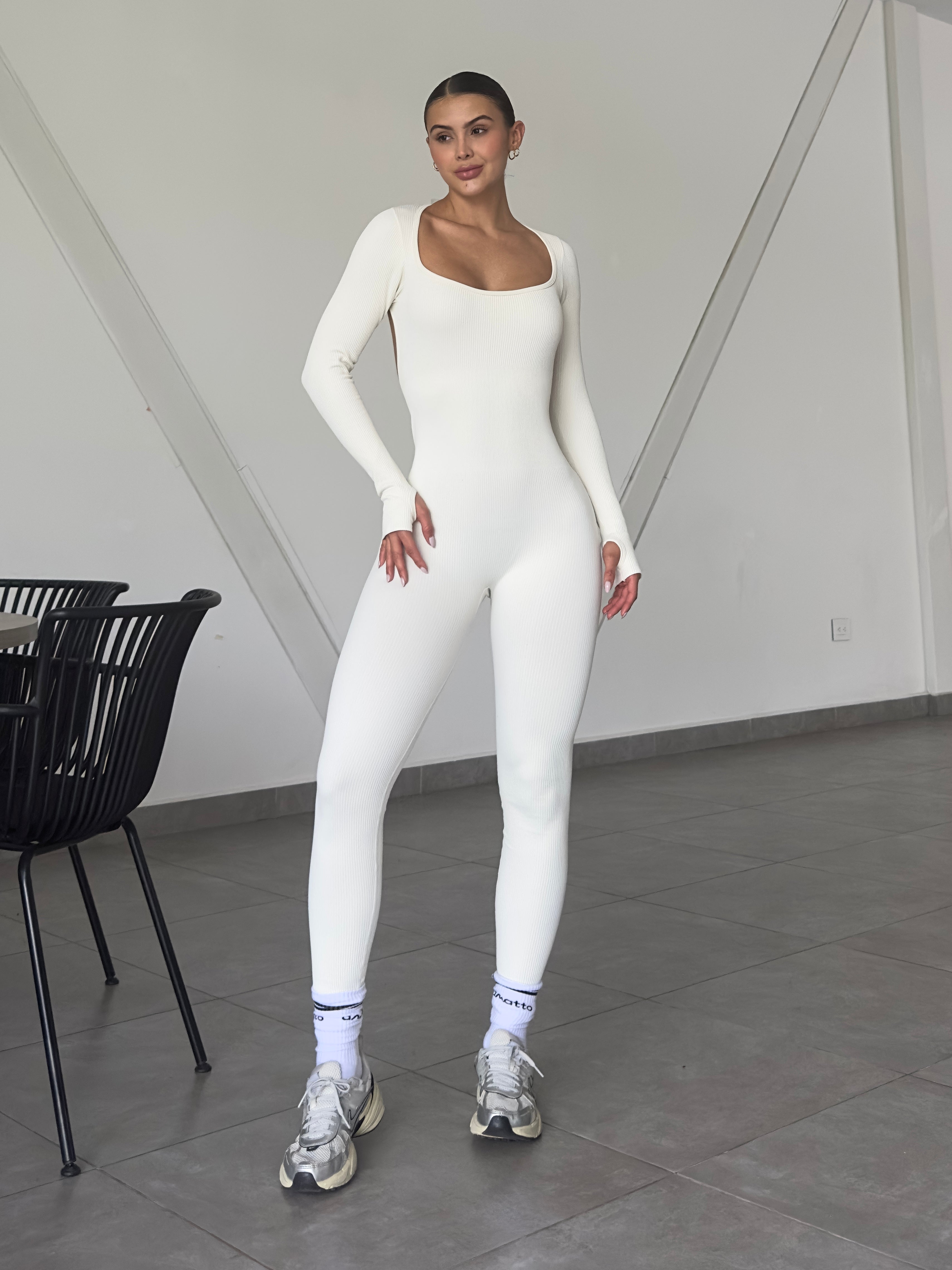 ENTERIZO LARGO MANGA LARGA ROJO