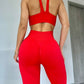 SET LEGGINS ROJO