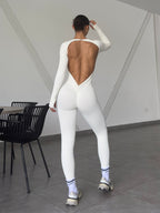 ENTERIZO LARGO MANGA LARGA ROJO