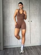 ENTERIZO HALTER CRUZADO