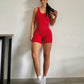 ENTERIZO CORTO H ROJO