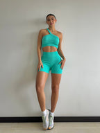SET SHORT VERDE ESMERALDA