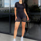 ENTERIZO CORTO CAMISETA