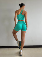 SET SHORT VERDE ESMERALDA