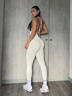 ENTERIZO LARGO TIRAS ATRÁS