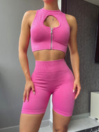 SET SHORT ROSADO EFECTO LAVADO