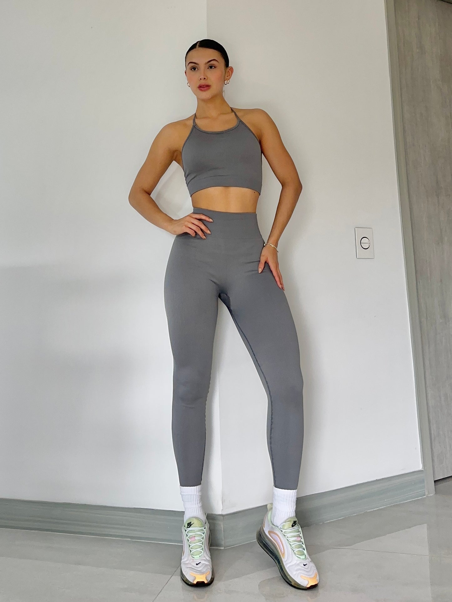 SET LEGGINS GRIS